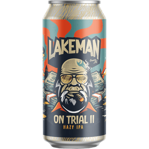 Lakeman Brewing Co On Trial II Hazy IPA 440 mL