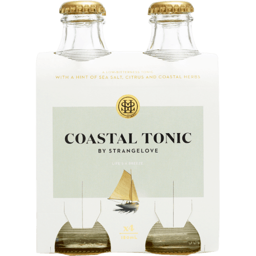 StrangeLove Coastal Tonic Carbonated Beverages 4 × 180 mL