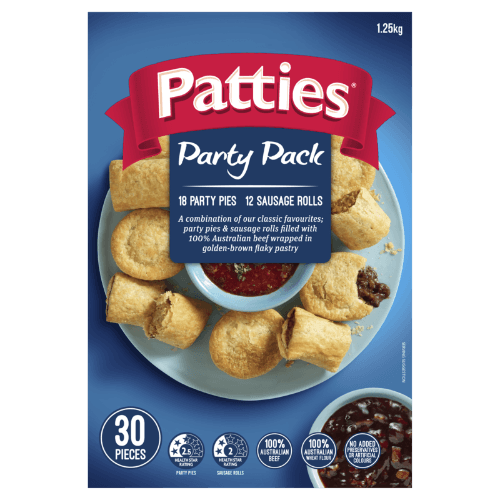 Patties Party Pac Pies & Sausage Rolls