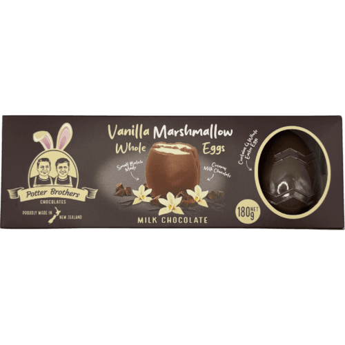 Potter Brothers Vanilla Marshmallow Milk Chocolate Easter Eggs 180 g