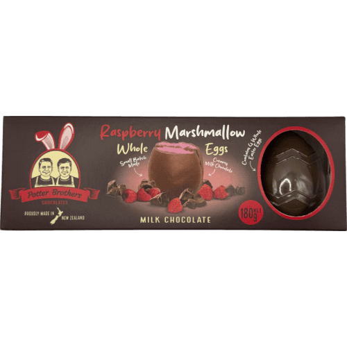 Potter Brothers Raspberry Marshmallow Milk Chocolate Easter Eggs 180 g