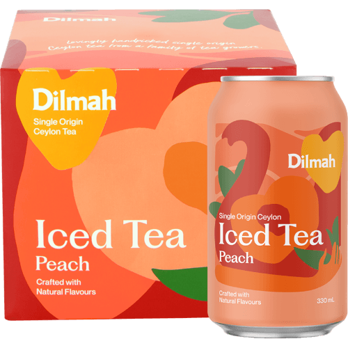 Dilmah Peach Iced Tea Cans