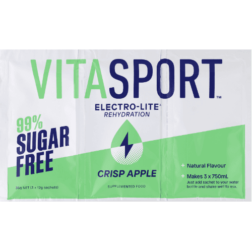 Vitasport Electro-Lite Rehydration 99% Sugar Free Crisp Apple Electrolyte Drink Base