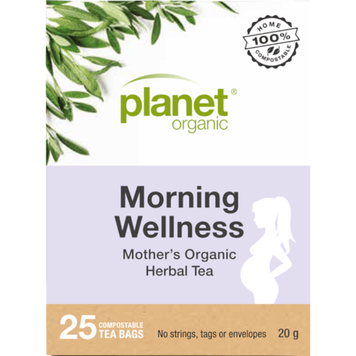 Planet Organic Morning Wellness Mother's Herbal Tea Bags