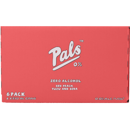 Pals 0% Red Peach Yuzu And Soda