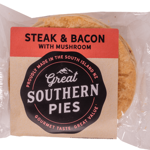 Great Southern Pies Steak & Bacon With Mushroom Pie
