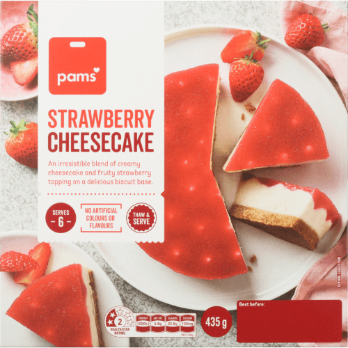 Pams Strawberry Cheesecake