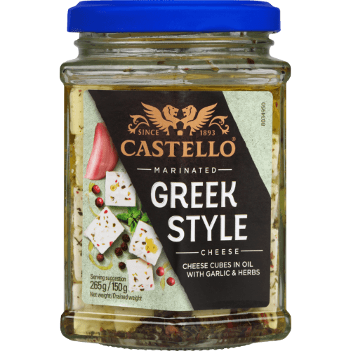 Castello Garlic & Herbs Greek Style Cheese Cubes In Oil