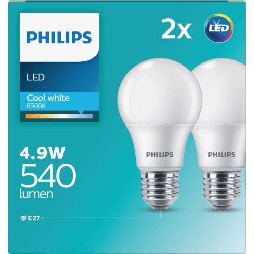 Philips LED Cool Daylight 4.9W 540 Lumen Screw Bulb