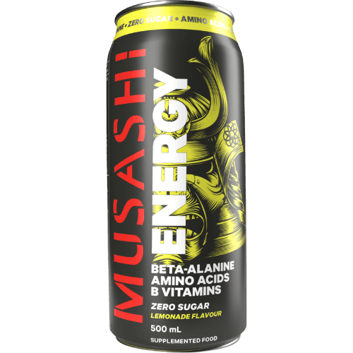 Musashi Zero Sugar Lemonade Flavour Energy Drink