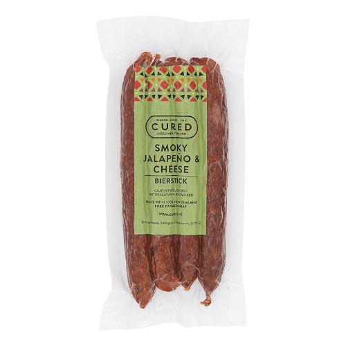 Cured Smokey Jalapeno & Cheese Bierstick