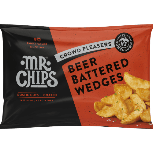 Mr Chips Crowd Pleasers Beer Battered Wedges