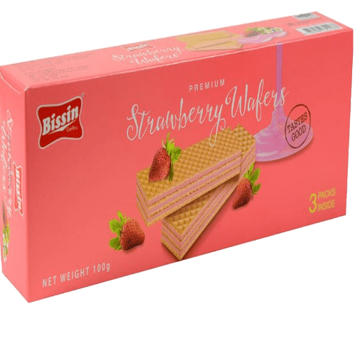 Bissin Premium Strawberry Wafers