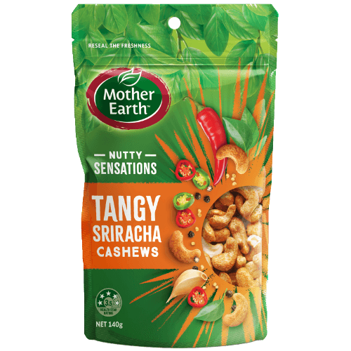 Mother Earth Nutty Sensations Tangy Sriracha Cashews