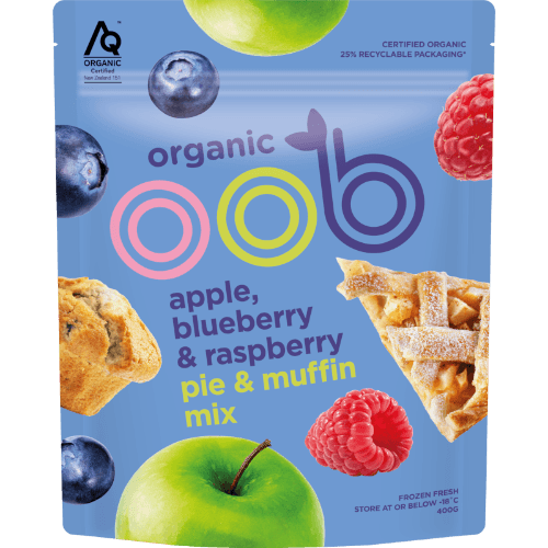 Oob Organic Apple Blueberry & Raspberry Pie & Muffin Mix