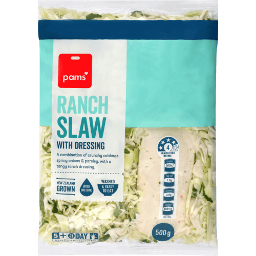 Pams Ranch Slaw With Dressing