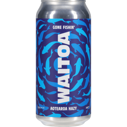Waitoa Craft Beer Gone Fishin Nz Hazy Ipa 440 mL