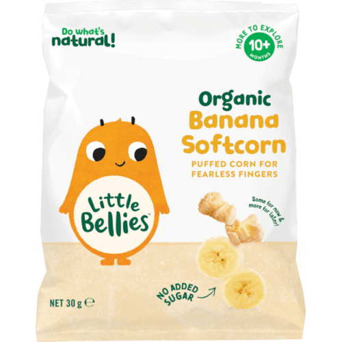 Little Bellies Organic Banana Softcorn 10+ Months