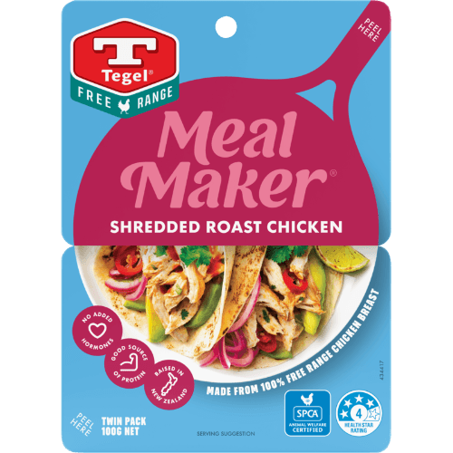 Tegel Free Range Meal Maker Shredded Roast Chicken