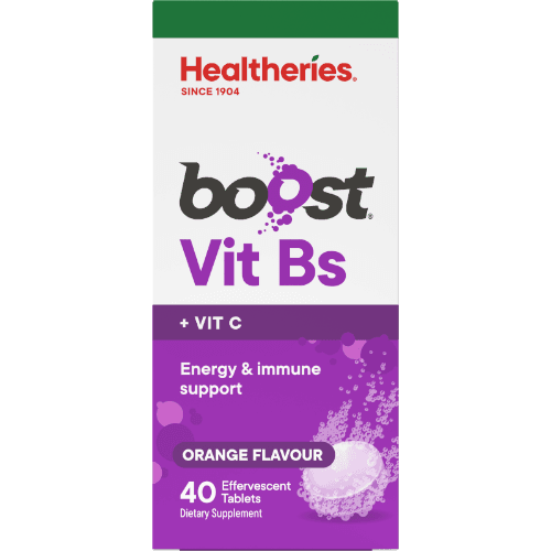 Healtheries Boost Vit Bs Orange Flavour Effervescent Tablets