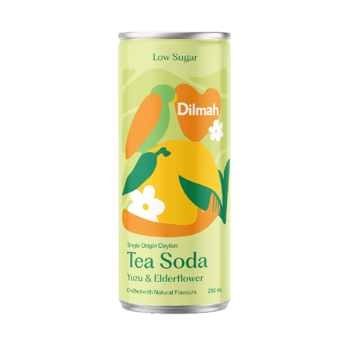 Dilmah Low Sugar Yuzu & Elderflower Tea Soda 250 mL