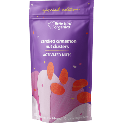 Little Bird Organics Activated Candied Cinnamon Nut Clusters Pouch
