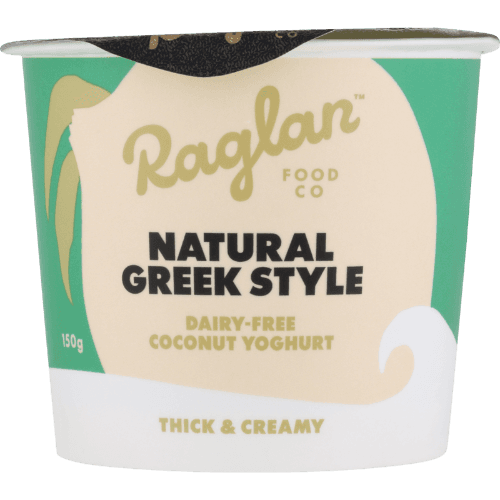 Raglan Coconut Yoghurt Natural Greek Style Dairy-Free Coconut Yoghurt 150 g