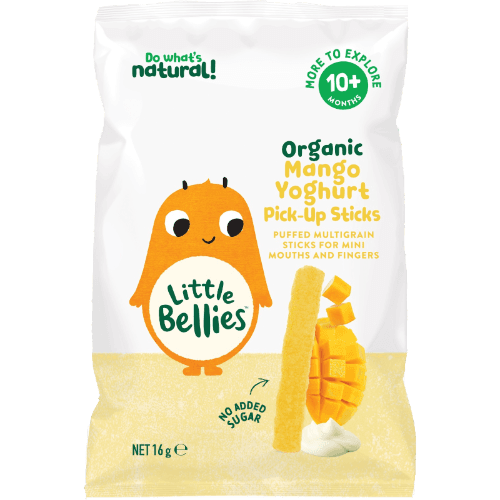 Little Bellies Organic Mango Yoghurt Pick-Up-Sticks 10+ Months