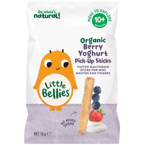 Little Bellies Organic Berry Yoghurt Pick-Up-Sticks 10+ Months