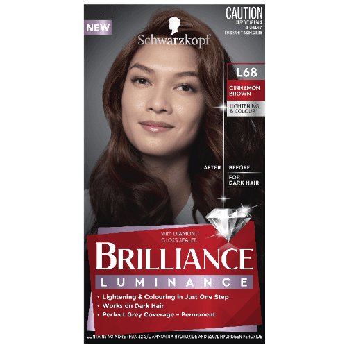Schwarzkopf Brilliance Cinnamon Brown L68 Hair Colour