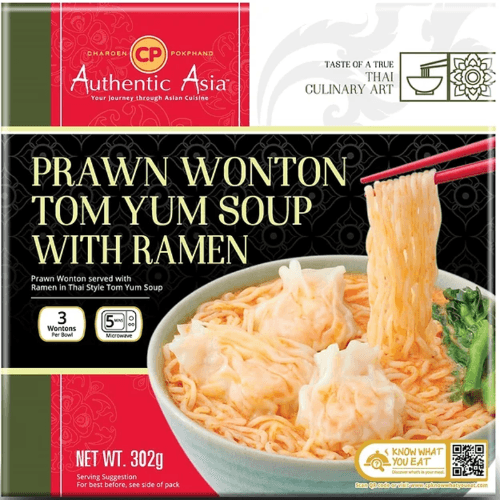 CP Authentic Asia Prawn Wonton Tom Yum Soup With Ramen