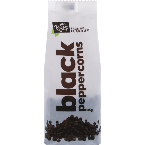Mrs Rogers Bags Of Flavour Black Peppercorns