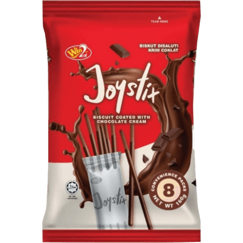 WIN2 Joystix Chocolate Cream Biscuits