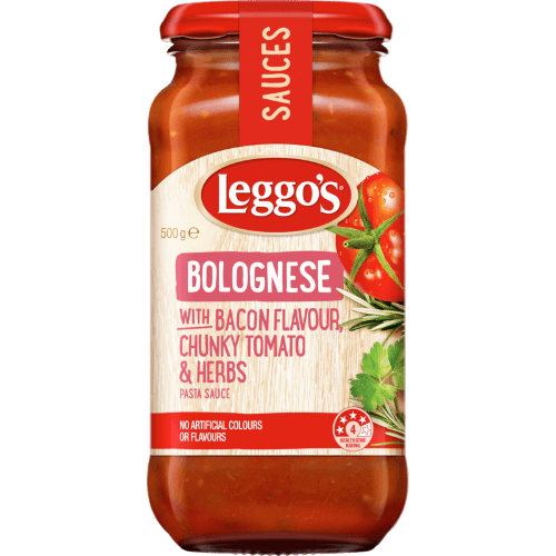 Leggo's Bacon Chunky Tomato & Herbs Bolognese Sauce