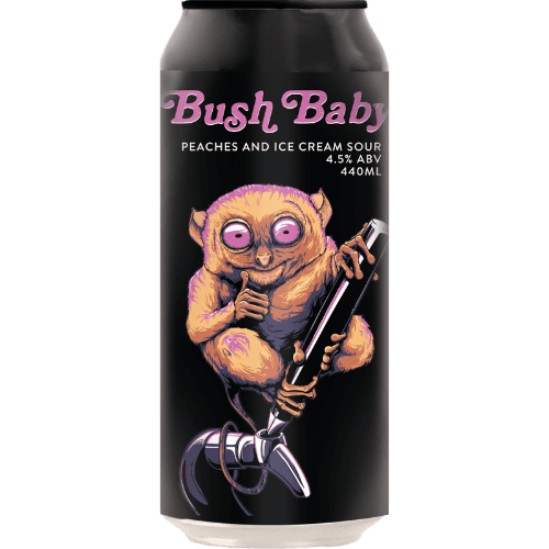 Double Vision Brewing Company Bush Baby Peaches And Ice Cream Sour Ale