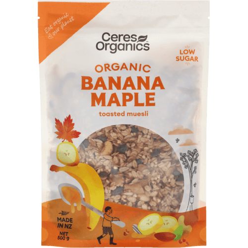Ceres Organics Banana Maple Toasted Muesli