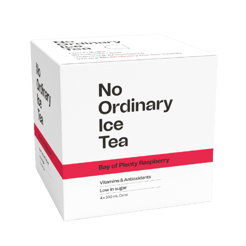 No Ordinary Bay Of Plenty Raspberry Ice Tea 4 × 330 mL