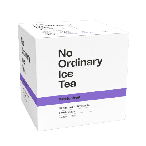 No Ordinary Passionfruit Ice Tea 4 × 330 mL