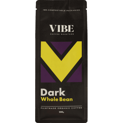Vibe Dark Whole Bean Coffee 200 g