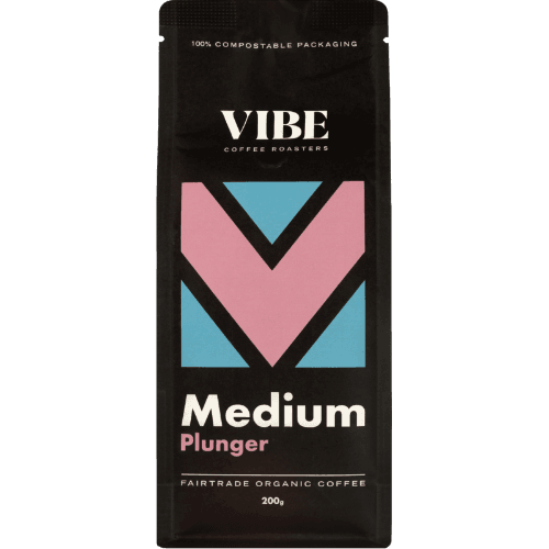 Vibe Medium Plunger Coffee 200 g