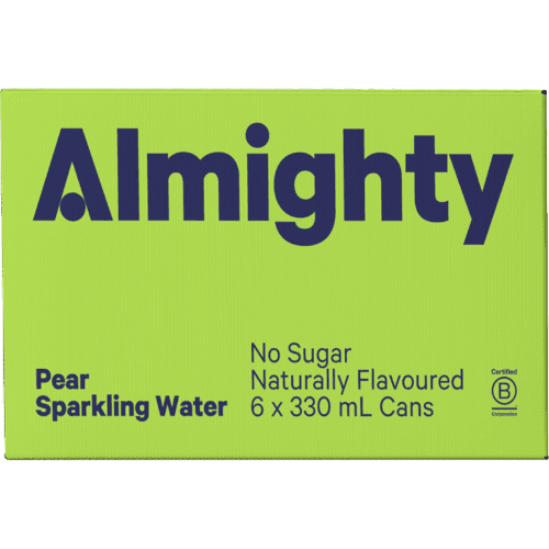 Almighty Pear Sparkling Water