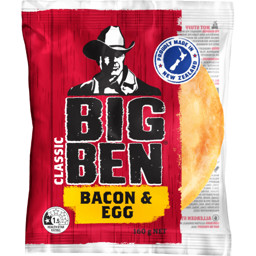 Big Ben Classic Bacon & Egg Pie