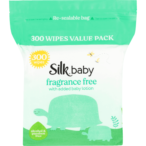 Silk Fragrance Free Baby Wipes