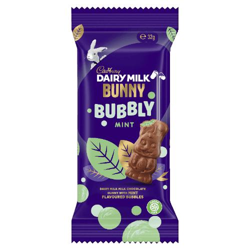 Cadbury Bubbly Mint Bunny Chocolate Bar
