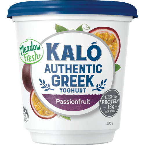Meadow Fresh Kalo Passionfruit Authentic Greek Yoghurt 400 g