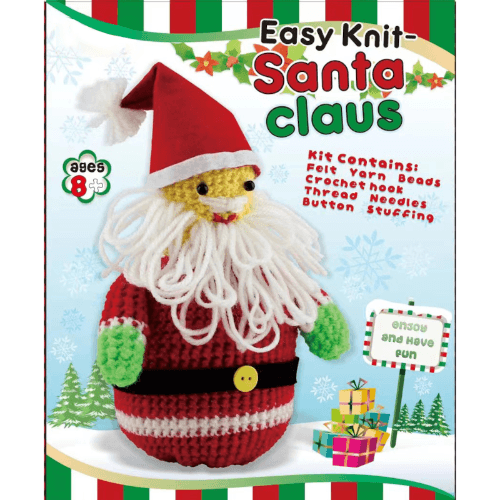 Korbond Seasonal Easy Knit Santa Claus Craft Toy Pack
