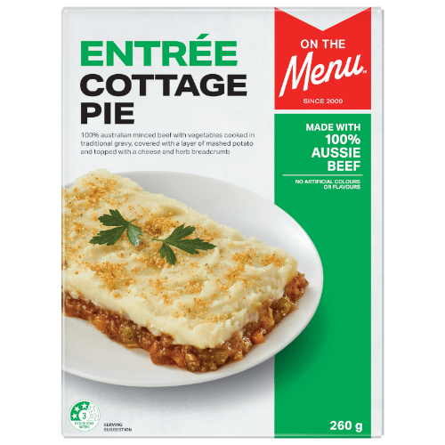 On The Menu Entree Cottage Pie