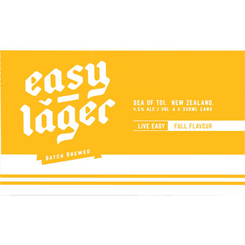The Island Easy Lager Cans 6 × 330 mL