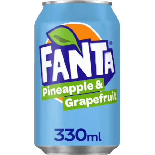 Fanta Pineapple & Grapefruit Carbonated Drinks 330 mL