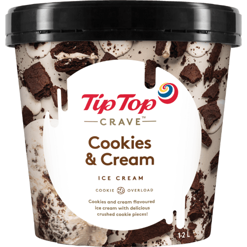 Tip Top Crave Cookies & Cream Ice Cream
